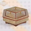 Compartment chocolate box/ divided box/ Home decor /mosaic box inlay with Copper / packaging/ Christmas Gift
