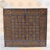 21" wooden Chess set & backgammon set handmade board hand inlay with mother of pearls Chess gift board