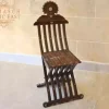 Vintage Wooden Chair , Curved Chair, Furniture, Folding Chair, home decor, seat, accent chair, vanity chair/ hand crafted/ Christmas gift