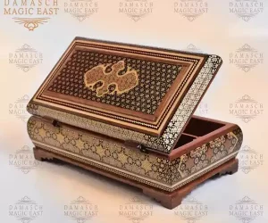 Tissue Wooden box/ Chocolate Box/ Tea box/  Handmade box /wooden box /mosaic box inlay with Copper /Christmas Gift/ Gift for mom