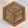 Compartment chocolate box/ divided box/ Home decor /mosaic box inlay with Copper / packaging/ Christmas Gift
