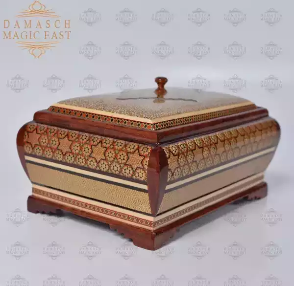 Golden Copper Chocolate Box/ gift box /wooden box/ Home decor /mosaic box inlay with Copper /Christmas Gift/ luxurious gift