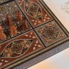 Foldable Chess board & backgammon board Super HQ Inlay with Mother of Pearls Mosaic Wood Handcraft
