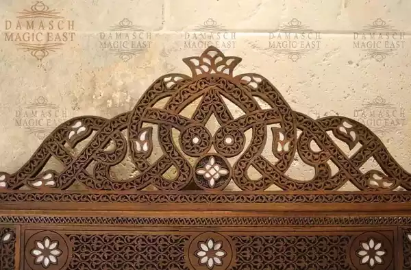 Handmade mirror - wall mirror - wooden mirror - Moroccan furniture - handcrafted mirror - mother of pearl inlaid - room