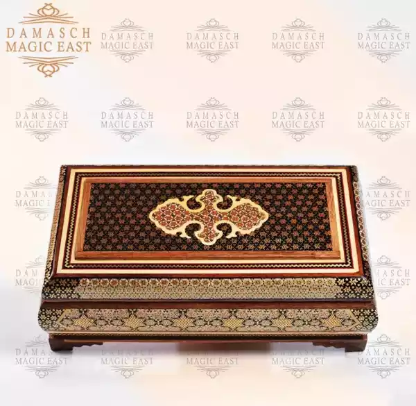 Tissue Wooden box/ Chocolate Box/ Tea box/  Handmade box /wooden box /mosaic box inlay with Copper /Christmas Gift/ Gift for mom