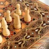Chess set & Backgammon board, backgammon set amazing quality, wooden inlaid with mother of pearl, board games, Christmas gift Chess board