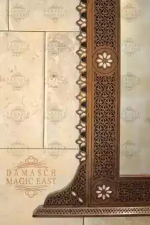 Handmade mirror - wall mirror - wooden mirror - Moroccan furniture - handcrafted mirror - mother of pearl inlaid - room