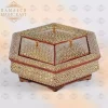 Compartment chocolate box/ divided box/ Home decor /mosaic box inlay with Copper / packaging/ Christmas Gift