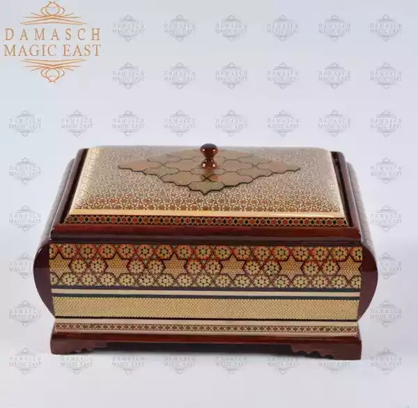 Golden Copper Chocolate Box/ gift box /wooden box/ Home decor /mosaic box inlay with Copper /Christmas Gift/ luxurious gift