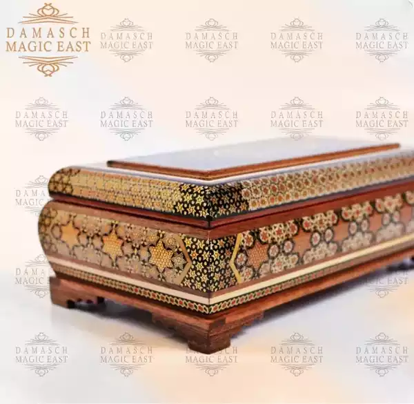 Tissue Wooden box/ Chocolate Box/ Tea box/  Handmade box /wooden box /mosaic box inlay with Copper /Christmas Gift/ Gift for mom