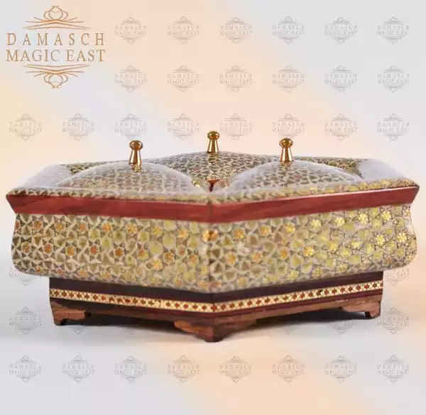 Compartment chocolate box/ divided box/ Home decor /mosaic box inlay with Copper / packaging/ Christmas Gift
