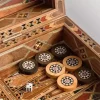Chess set & Backgammon board, backgammon set amazing quality, wooden inlaid with mother of pearl, board games, Christmas gift Chess board