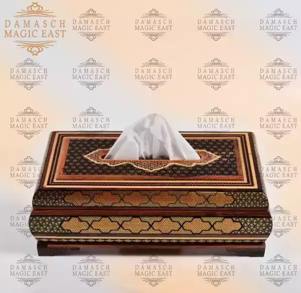 Tissue Wooden box/ Chocolate Box/ Tea box/  Handmade box /wooden box /mosaic box inlay with Copper /Christmas Gift/ Gift for mom