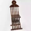 Vintage Wooden Chair , Curved Chair, Furniture, Folding Chair, home decor, seat, accent chair, vanity chair/ hand crafted/ Christmas gift
