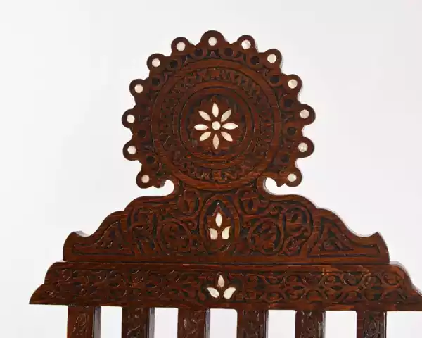IMG-20230322-WA0022 Vintage Wooden Chair , Curved Chair, Furniture, Folding Chair, home decor, seat, accent chair, vanity chair/ hand crafted/ Christmas gift