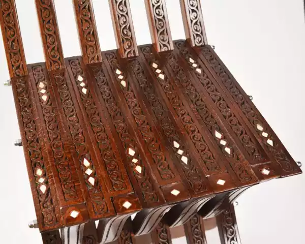 IMG-20230322-WA0023 Vintage Wooden Chair , Curved Chair, Furniture, Folding Chair, home decor, seat, accent chair, vanity chair/ hand crafted/ Christmas gift