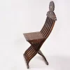 Vintage Wooden Chair , Curved Chair, Furniture, Folding Chair, home decor, seat, accent chair, vanity chair/ hand crafted/ Christmas gift