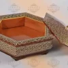 SET Mini chocolate Boxes, 3 pieces/wooden boxs/ Home decor /mosaic boxs inlay with Copper /Christmas Gift/gift for her
