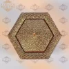 SET Mini chocolate Boxes, 3 pieces/wooden boxs/ Home decor /mosaic boxs inlay with Copper /Christmas Gift/gift for her