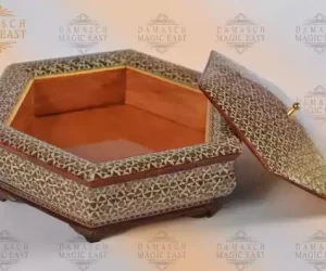 SET Mini chocolate Boxes, 3 pieces/wooden boxs/ Home decor /mosaic boxs inlay with Copper /Christmas Gift/gift for her