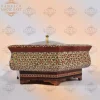 SET Mini chocolate Boxes, 3 pieces/wooden boxs/ Home decor /mosaic boxs inlay with Copper /Christmas Gift/gift for her