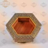 SET Mini chocolate Boxes, 3 pieces/wooden boxs/ Home decor /mosaic boxs inlay with Copper /Christmas Gift/gift for her