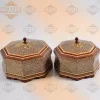CHOCOLATE Handmade Box/chocolate packaging / home decor /mosaic box inlay with Copper /Christmas Gift/ gift packaging
