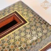 Handmade Wooden tissue Box /wooden box/ fall Home decor /mosaic box inlay with Copper /Christmas Gift/ Gift for he