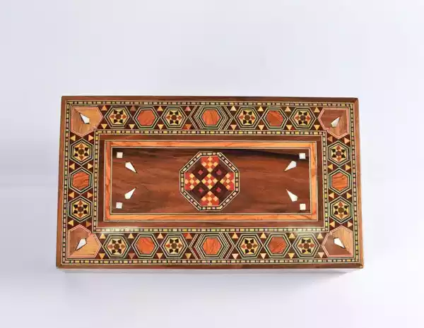 Mothers day gift from daughter/ jewellery box/ Chocolate Box/ Handmade box / wooden box / mosaic box inlay with mother of pearl