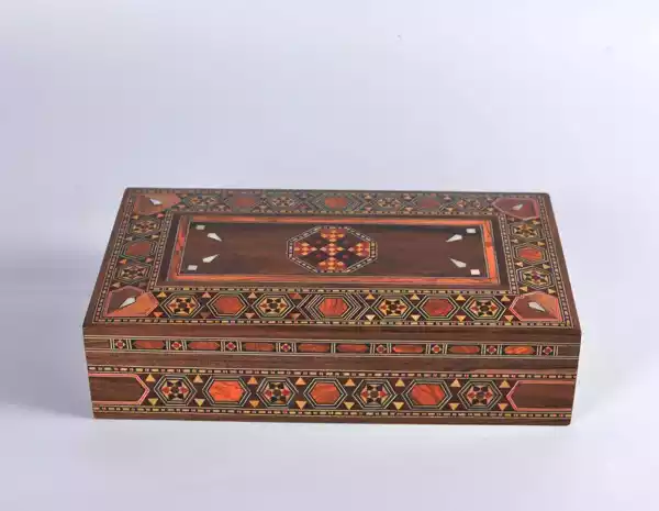 Mothers day gift from daughter/ jewellery box/ Chocolate Box/ Handmade box / wooden box / mosaic box inlay with mother of pearl