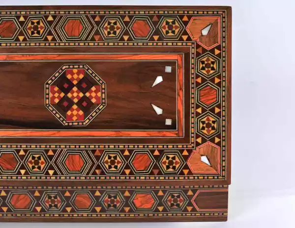 Mothers day gift from daughter/ jewellery box/ Chocolate Box/ Handmade box / wooden box / mosaic box inlay with mother of pearl