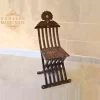 Vintage Wooden Chair , Curved Chair, Furniture, Folding Chair, home decor, seat, accent chair, vanity chair/ hand crafted/ Christmas gift