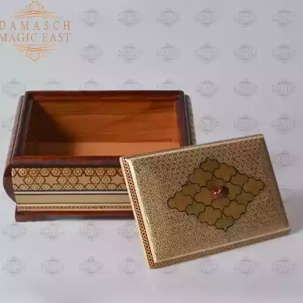 Golden Copper Chocolate Box/ gift box /wooden box/ Home decor /mosaic box inlay with Copper /Christmas Gift/ luxurious gift