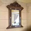 Handmade mirror - wall mirror - wooden mirror - Moroccan furniture - handcrafted mirror - mother of pearl inlaid - room