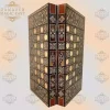 wooden Chess set & backgammon set handmade board hand inlay with mother of pearls Chess gift board