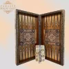 wooden Chess set & backgammon set handmade board hand inlay with mother of pearls Chess gift board