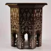 Handmade wooden Coffee table - mother of pearl inlaid - Handmade Octagonal table - designs - Vintage - entryway - home decor