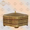 hand painted box / chocolate box/ handmade box/ eid gift / mosaic box inlay with copper /christmas gift/ birthday gift