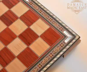 Chess Set Handmade Mosaic Inlay with Pearl/ Chess Set with Hand Carved Pieces, board games, chess, Christmas gift/ gift idea