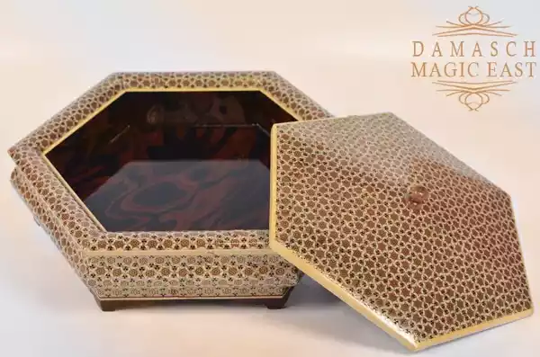 Handmade Wooden Jewellery box/ Chocolate Box/ Home decor /wooden box /mosaic box inlay with Copper /Christmas Gift/Birthday Gift