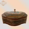Hand-painted Chocolate Box / home decor /mosaic box inlay with Copper /Christmas Gift/ gift packaging /gift mother's Day