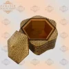 mini chocolate box / box for girls / wooden box / home decor /mosaic box inlay with Copper / Christmas gift /gift for her