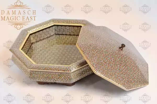 Handmade Wooden Jewellery box/ Chocolate Box/ Home decor /wooden box /mosaic box inlay with Copper /Christmas Gift/Birthday Gift