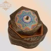 Hand-painted Chocolate Box / home decor /mosaic box inlay with Copper /Christmas Gift/ gift packaging /gift mother's Day