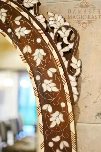 3edit-9 Handmade Wall Mirror Inlay with Mother Of Pearls - wall decor - luxury gift