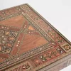 Large mosaic sweets box, chocolate Box, Wooden box, Storage box, decorated with Mother Of Pearls ,handmade decor.