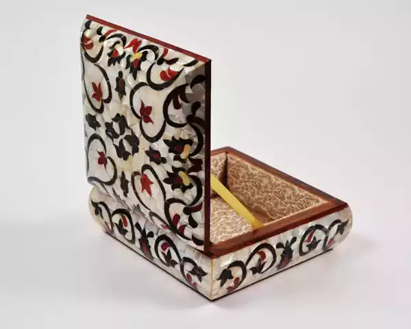 Handmade Jewelry Box made of natural wood and mother of pearl, Accessories box, makeup organizer, home decor, bedroom decor, gifts jewelry