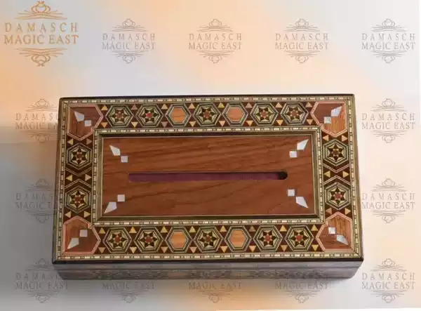 Handmade Tissue Box/ rectangular tissue box/ Home decor /mosaic box inlay with mother of pearl/ lined inside /Christmas Gift