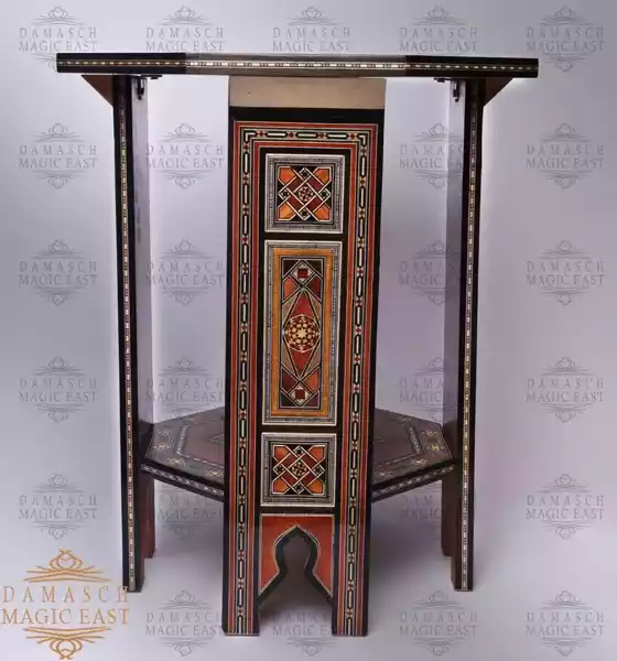 4edit-16 Handmade octagonal wooden damask mosaic table