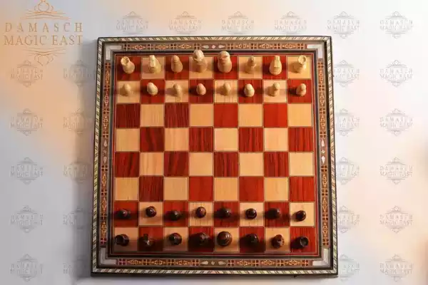Chess Set Handmade Mosaic Inlay with Pearl/ Chess Set with Hand Carved Pieces, board games, chess, Christmas gift/ gift idea